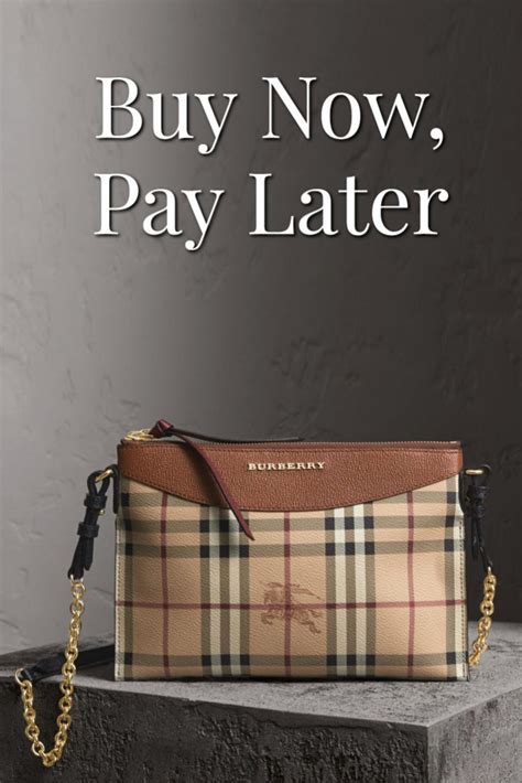 burberry buy now pay later|burberry card payment address.